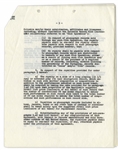 1961 Contract Signed by Moe Howard, Larry Fine & Joe DeRita Regarding ''Snow White and the Three Stooges'', Signed Again by Moe on Page 4 of 5pp. Contract -- 8.5'' x 11'', Near Fine Condition